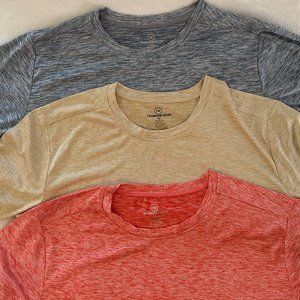 NWOT Real Essentials 3 Pack: Men’s Dry-Fit Moisture Wicking Active Athletic Med